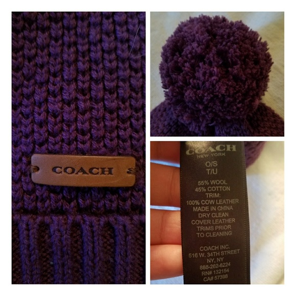 Coach Wool Beanie - Picture 3 of 3